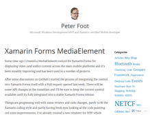 Tablet Screenshot of peterfoot.net